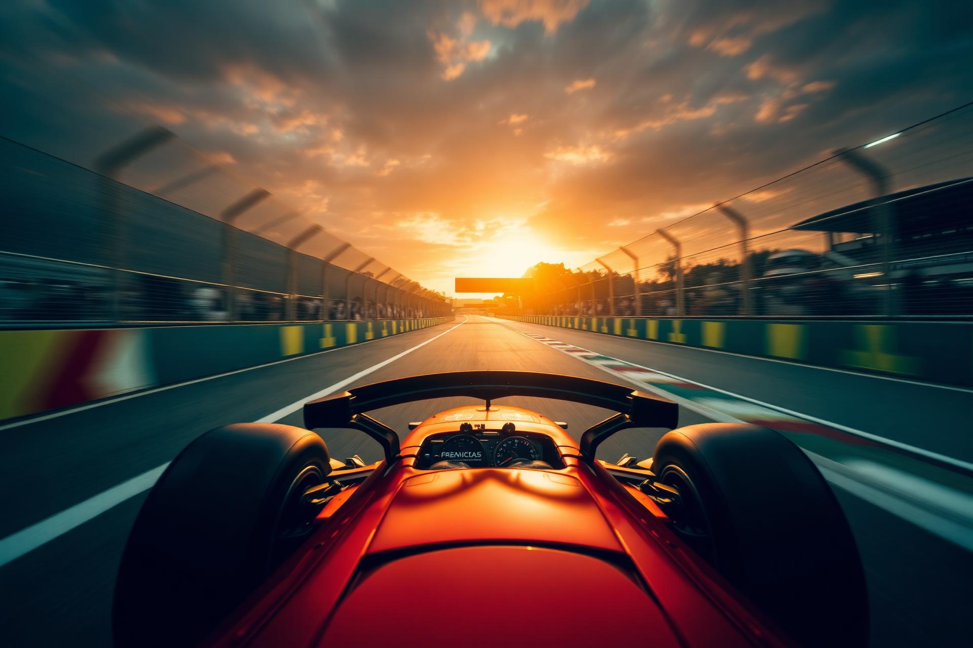 Carro de Fórmula 1 em Interlagos